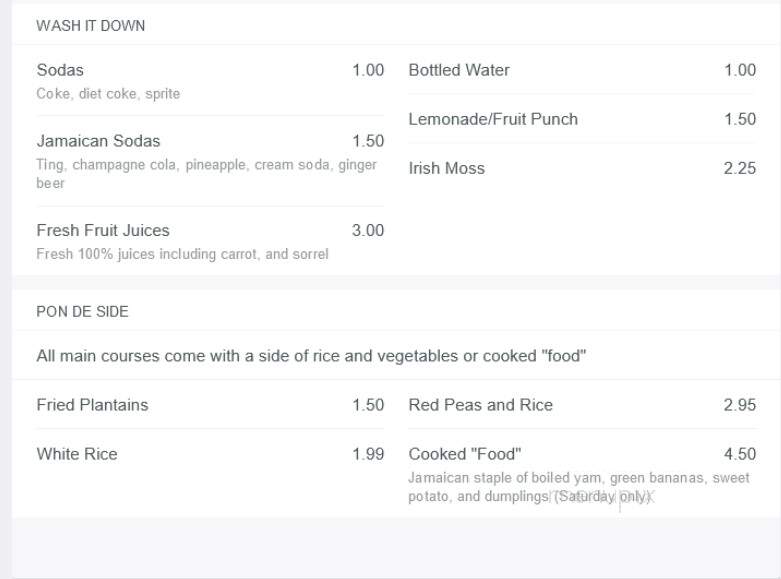 Irie Bay Jamaican Cuisine - Tampa, FL menu_pic