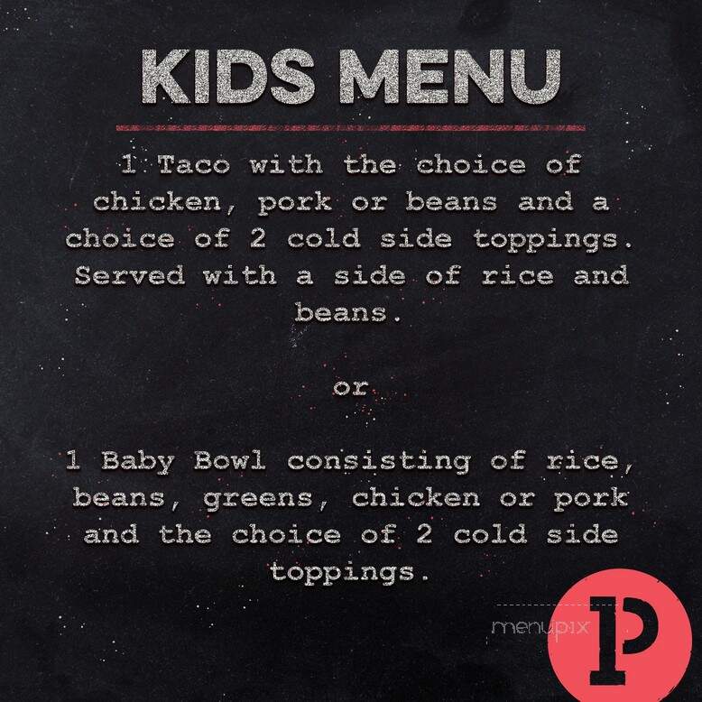 Poppo's Taqueria - Bradenton, FL menu_pic