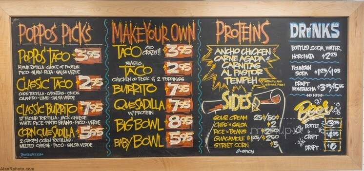 Poppo's Taqueria - Bradenton, FL menu_pic