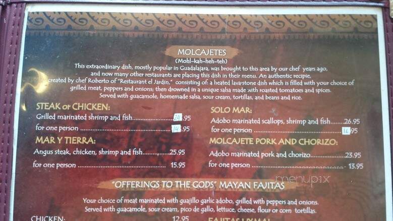 Casa Maya Mexican Restaurant - Lakewood Ranch, FL menu_pic