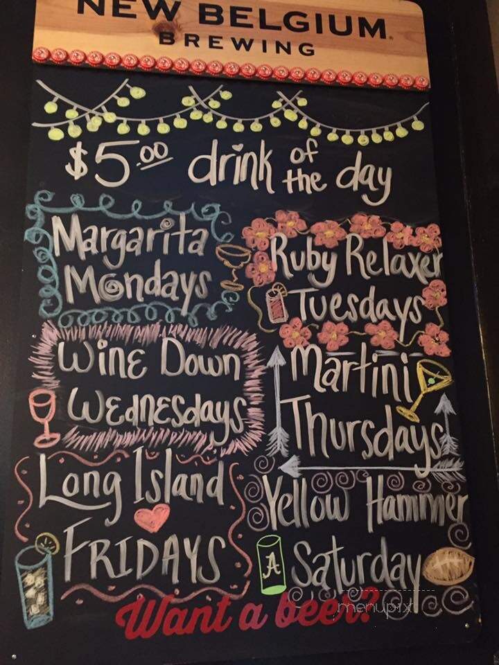 Bank Street Grill - Decatur, AL menu_pic