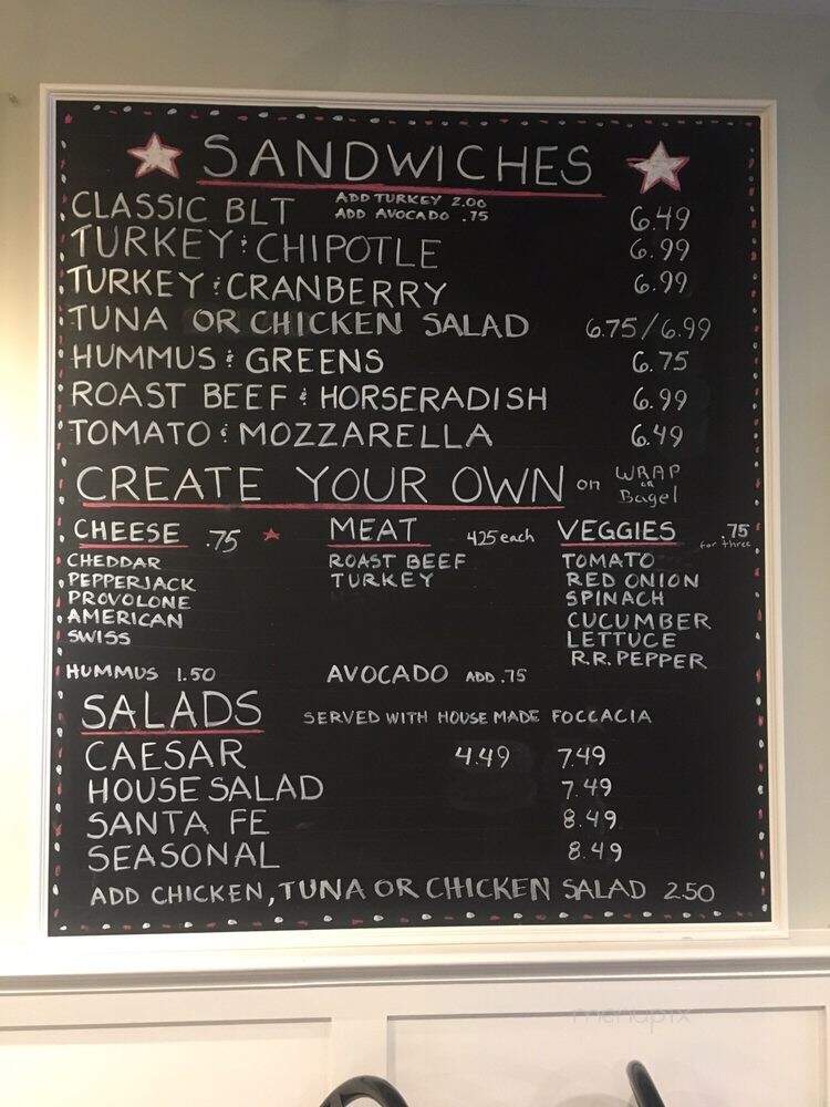 Tandem Bagel Company - Northampton, MA menu_pic