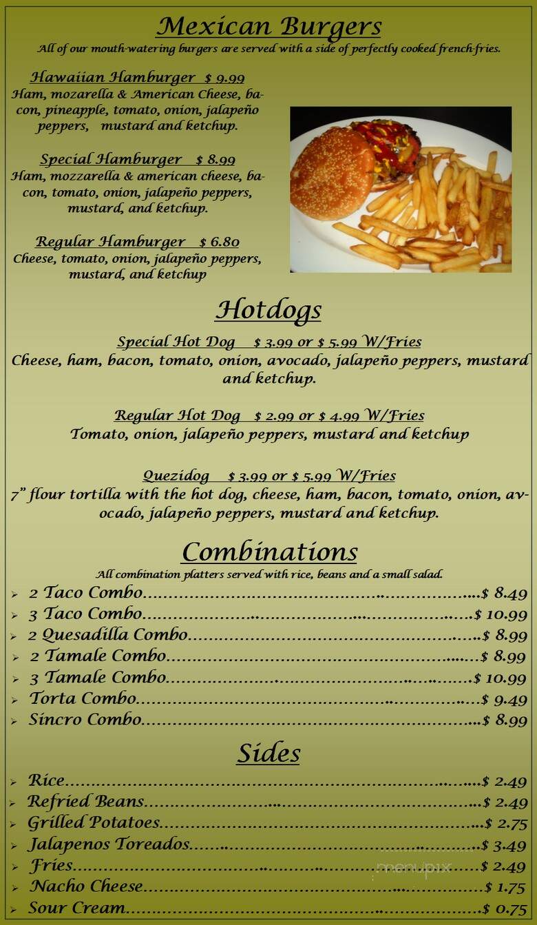 Tortas Johann - Kokomo, IN menu_pic