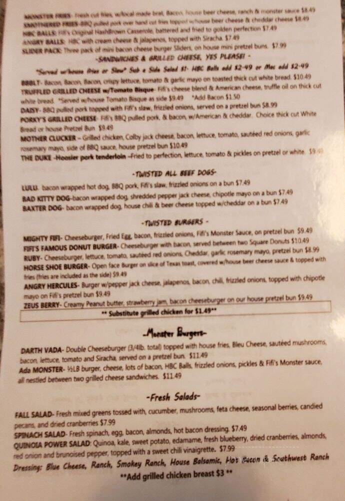 Fifi's Lunch Box - Terre Haute, IN menu_pic