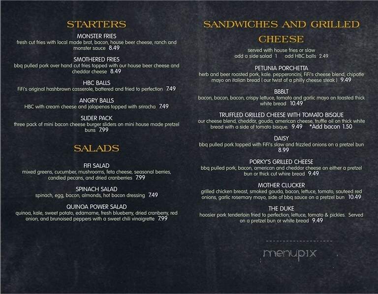 Fifi's Lunch Box - Terre Haute, IN menu_pic