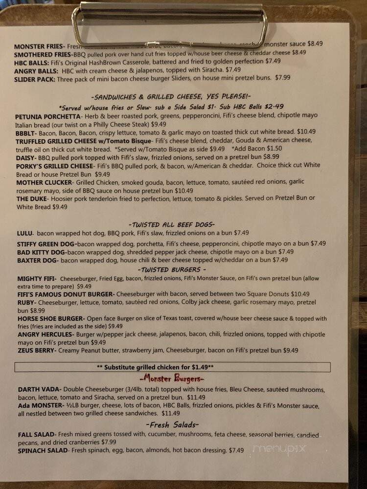 Fifi's Lunch Box - Terre Haute, IN menu_pic