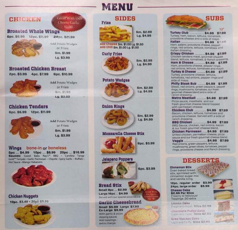 7 Star Pizza, Subs & More - Dearborn, MI menu_pic