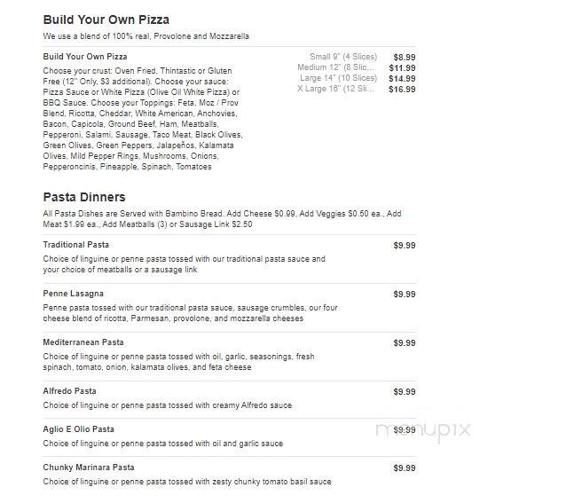 De Felice Brothers Pizza - Shadyside, OH menu_pic