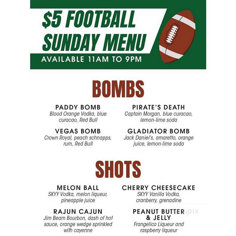 Distillery - Toledo, OH menu_pic
