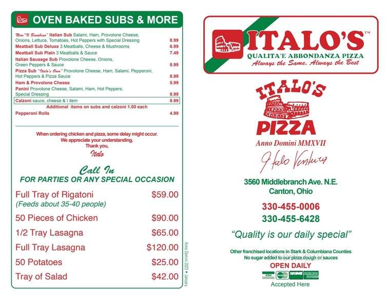 Italo's Pizza - North Canton, OH