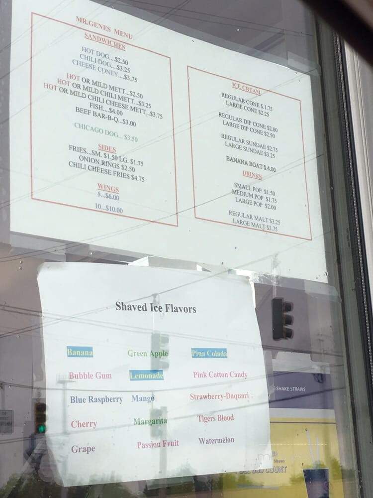 Mr Gene's Dog House - Cincinnati, OH menu_pic