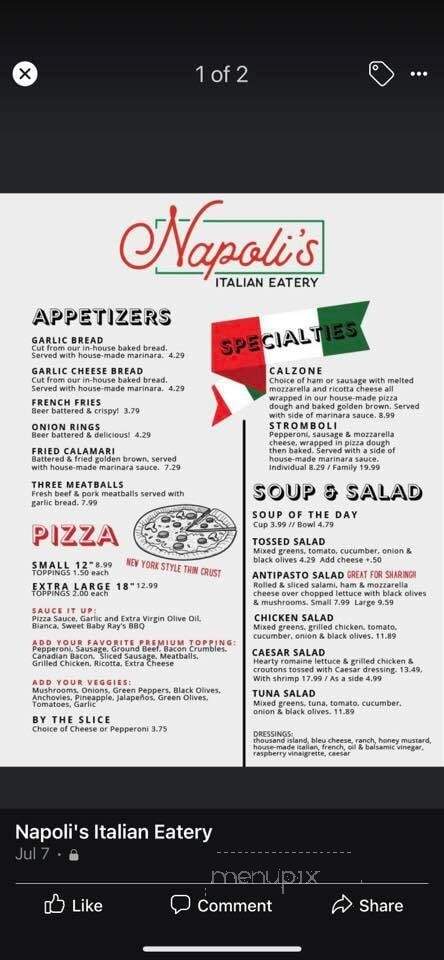 Napoli Italian Eatery - Canton, OH