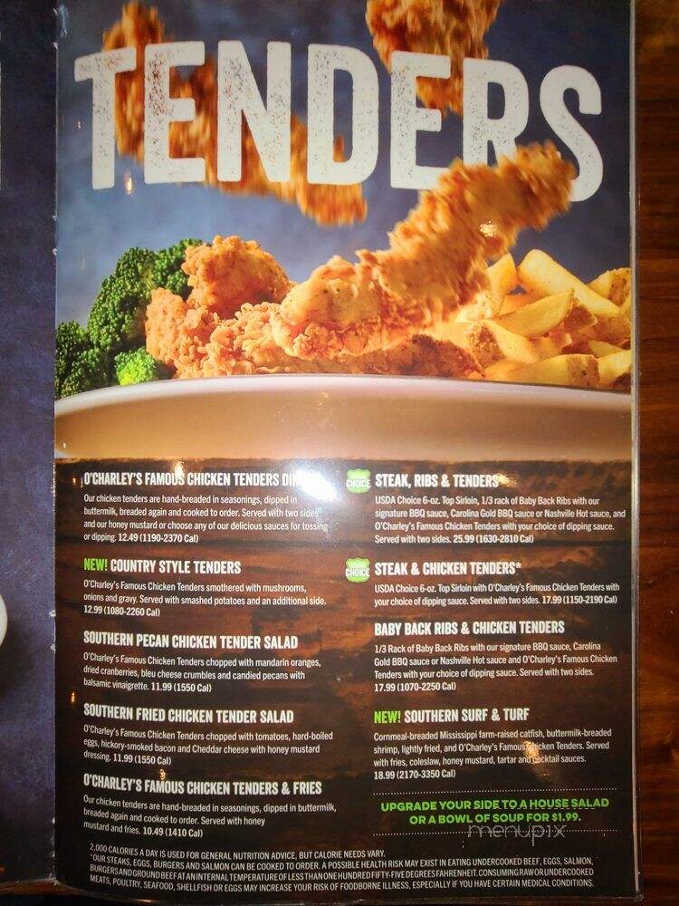 O'Charley's - Canal Winchester, OH menu_pic