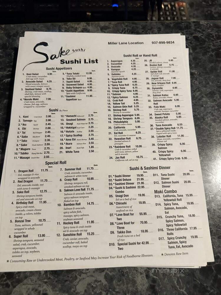 Sake Japanese Restaurant - Dayton, OH