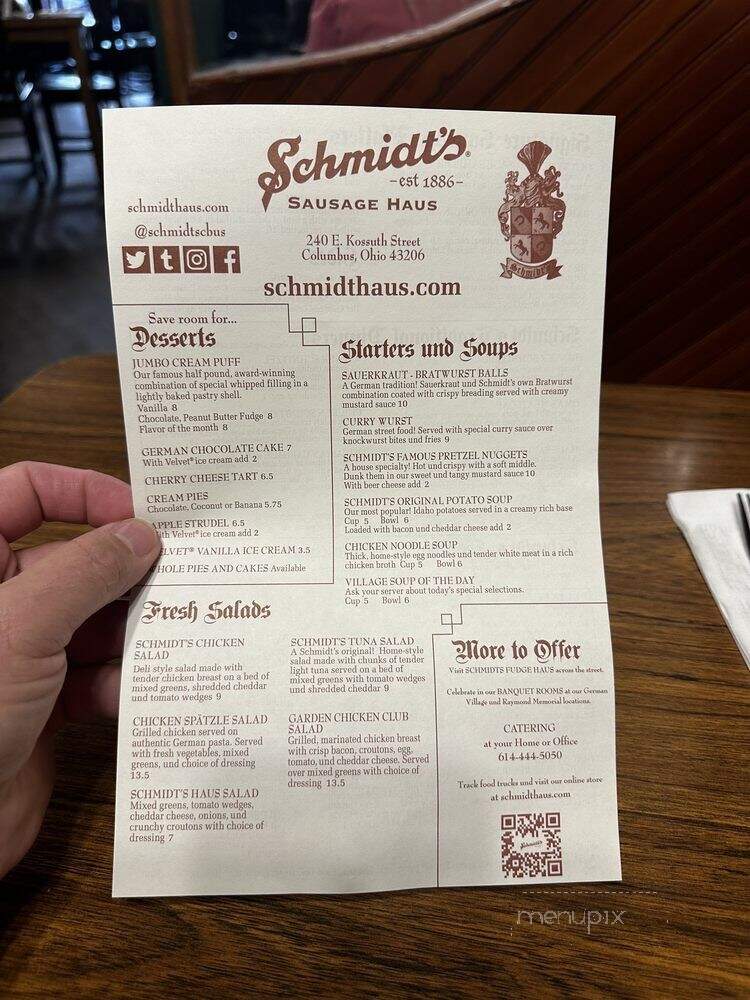 Schmidt's Sausage Haus - Columbus, OH