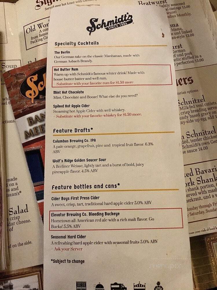 Schmidt's Sausage Haus - Columbus, OH