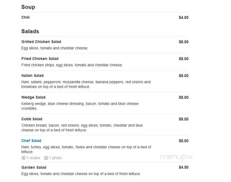 Station One Food & Spirits - Springfield, OH menu_pic