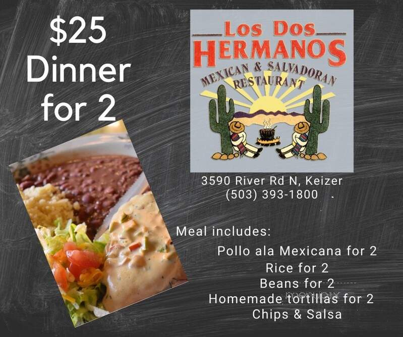 Los Dos Hermanos - Keizer, OR menu_pic