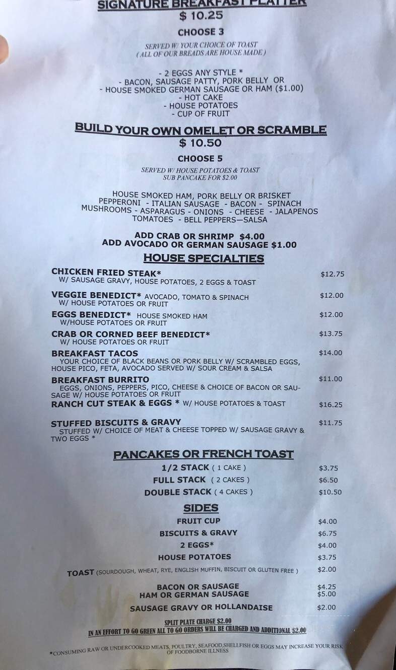 Mac's Place - Silverton, OR menu_pic