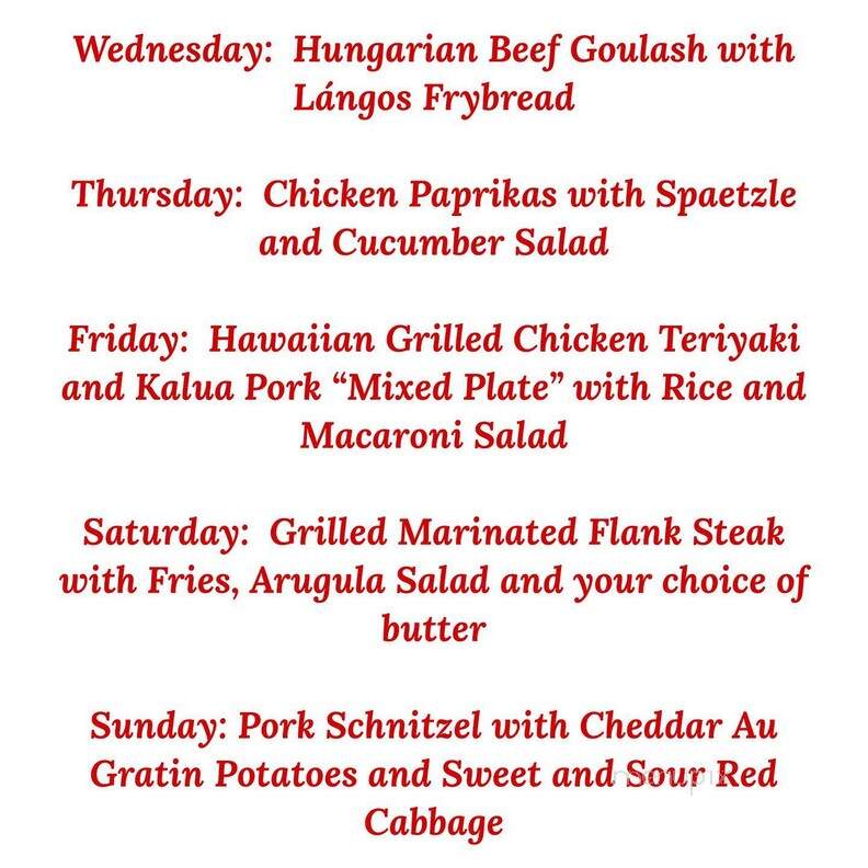 Vali's Alpine Delicatessen - Joseph, OR menu_pic