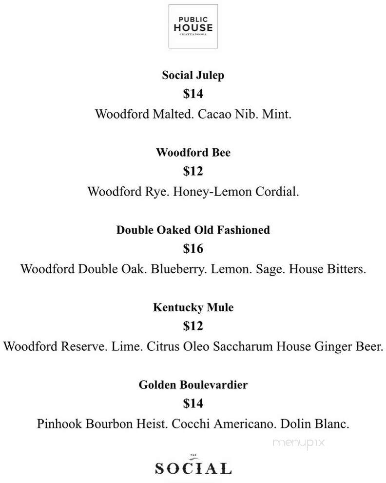 Public House - Chattanooga - Chattanooga, TN menu_pic
