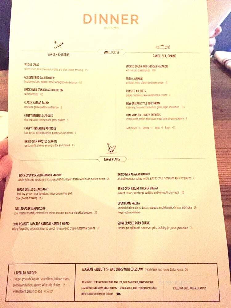 Lapellah Restaurant - Vancouver, WA menu_pic