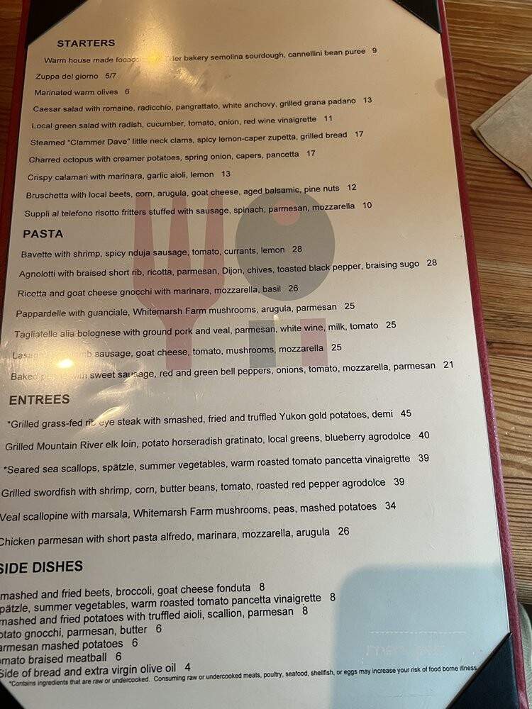 Wild Olive - Johns Island, SC menu_pic