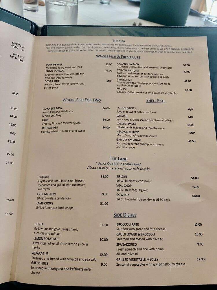 Limani - Roslyn, NY menu_pic