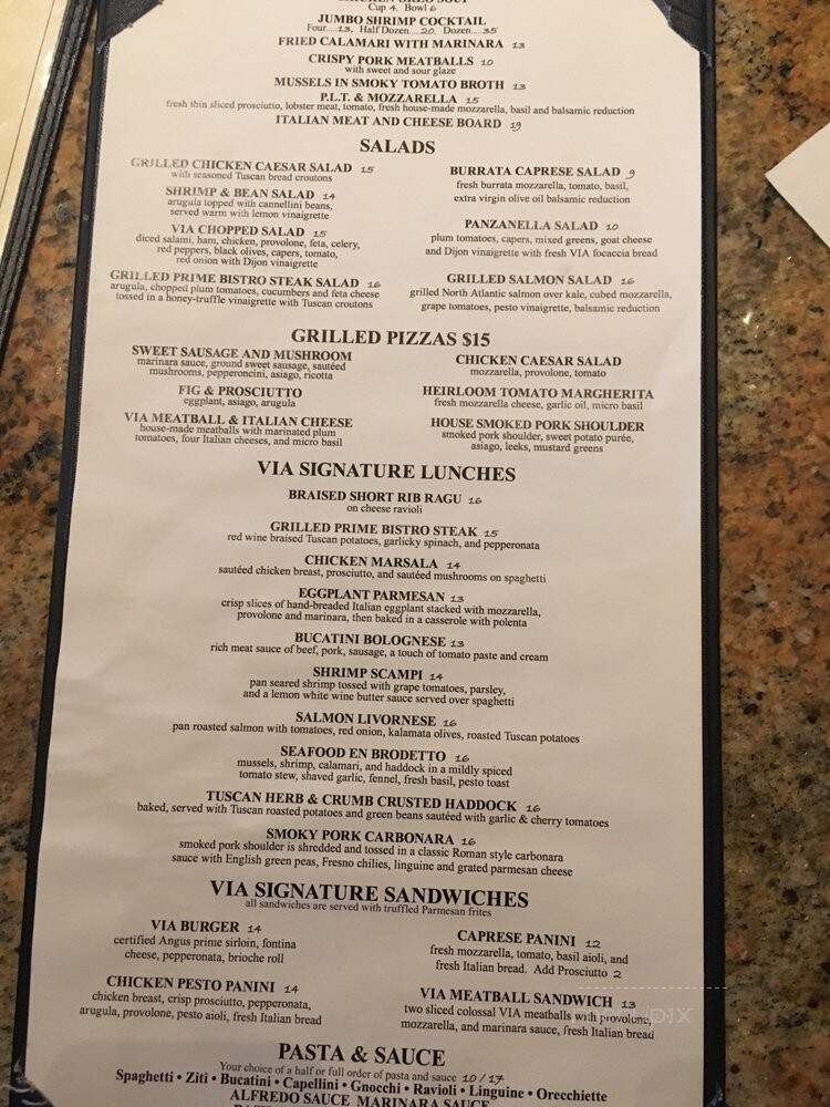 VIA Italian Table - Worcester, MA