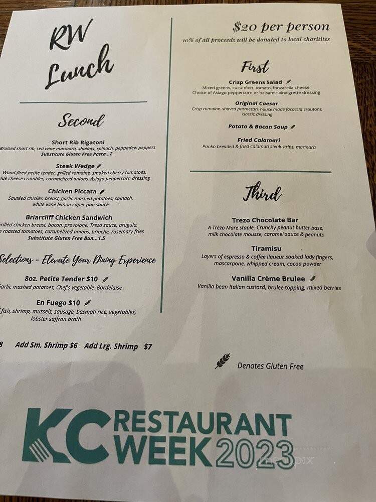Trezo Mare - Kansas City, MO menu_pic