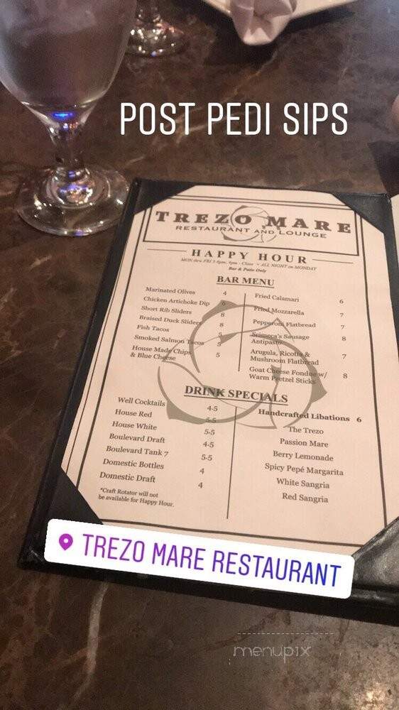 Trezo Mare - Kansas City, MO menu_pic