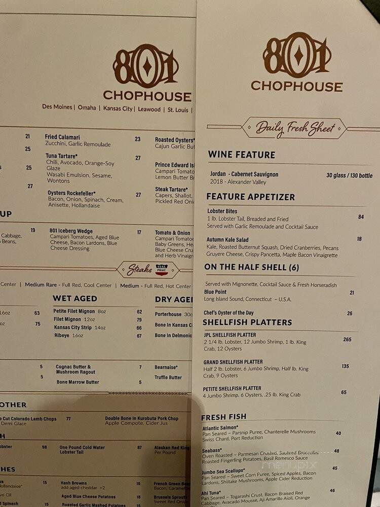 801 Chop House - Kansas City, MO