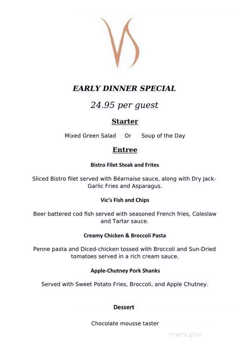 Vic Stewarts - Brentwood - Brentwood, CA menu_pic
