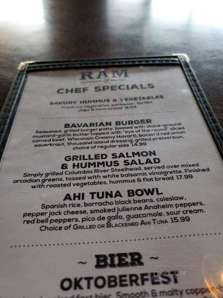 Ram Restaurant & Brewery - Meridian, ID menu_pic
