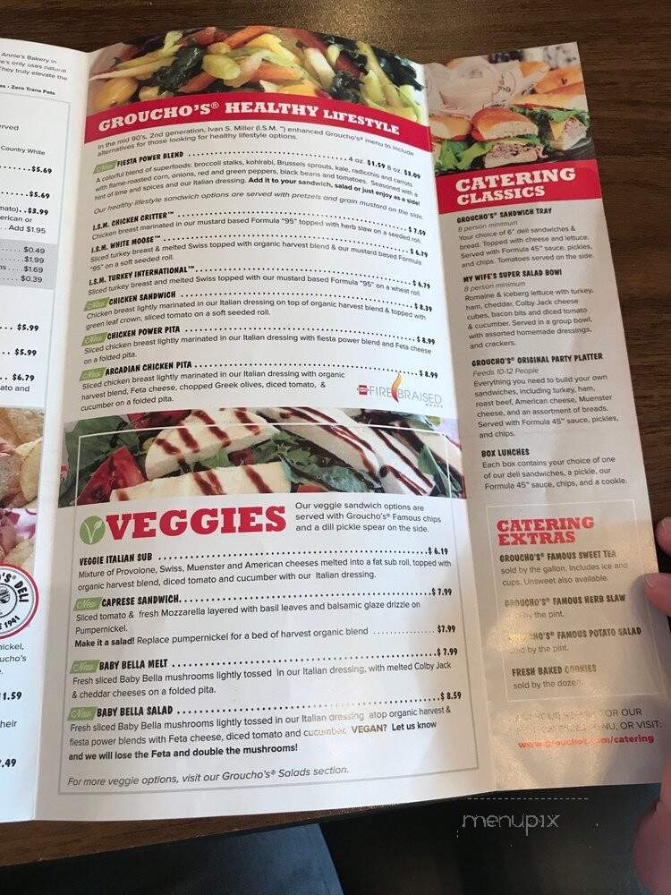 Groucho's Deli in Statesville - Statesville, NC menu_pic