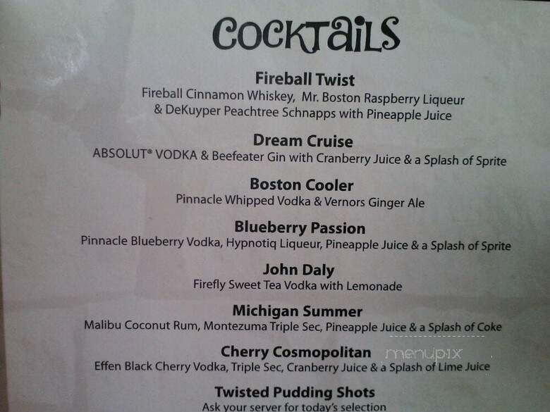 Twisted Rooster - Belleville, MI menu_pic