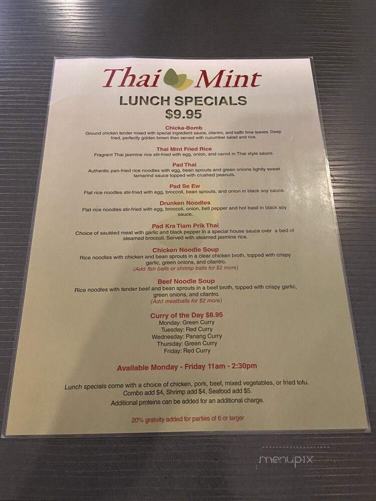 Thai Mint Restaurant - Colorado Springs, CO