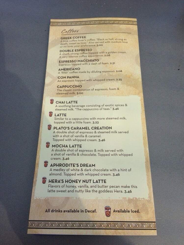Niko Niko's Market Square - Houston, TX menu_pic