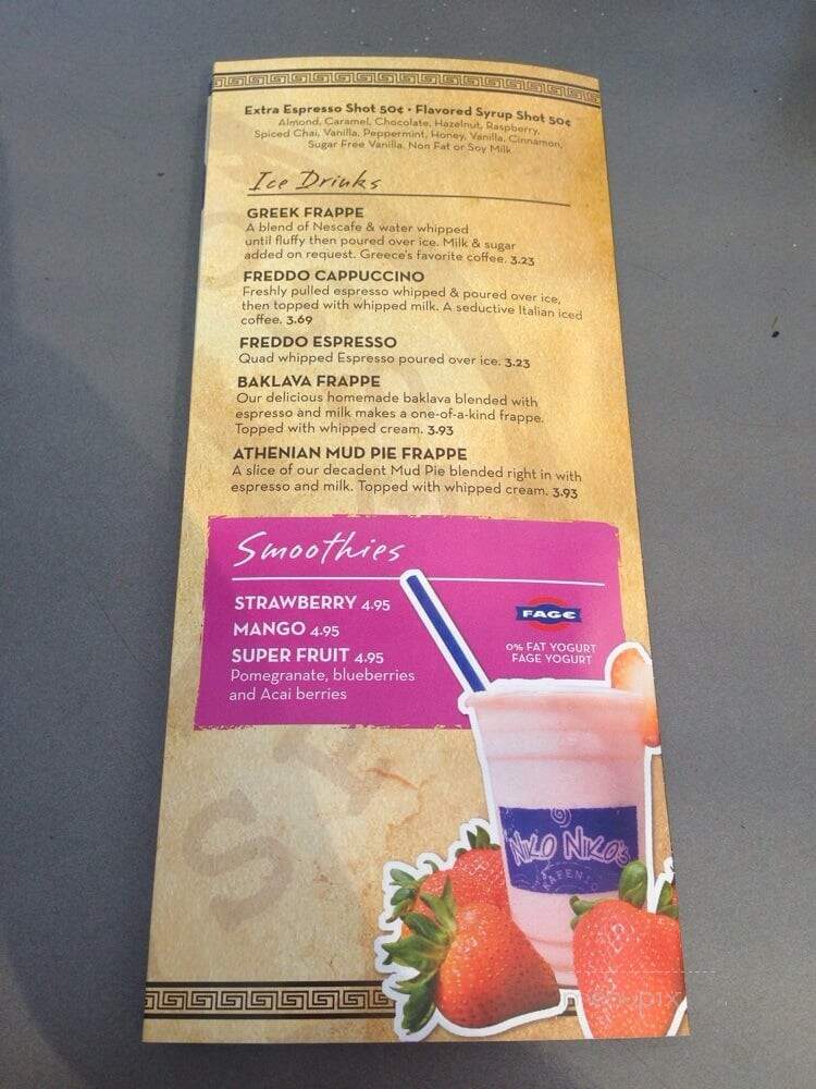 Niko Niko's Market Square - Houston, TX menu_pic