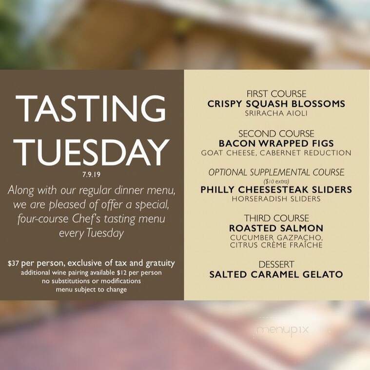 Fabian's Italian Bistro - Fair Oaks, CA menu_pic