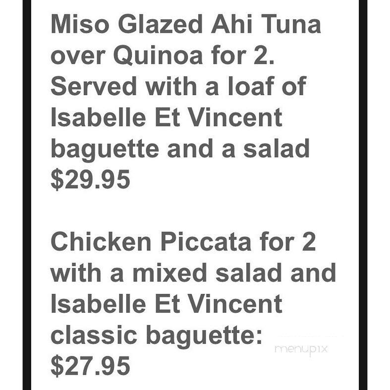 Cinch - Fairfield, CT menu_pic