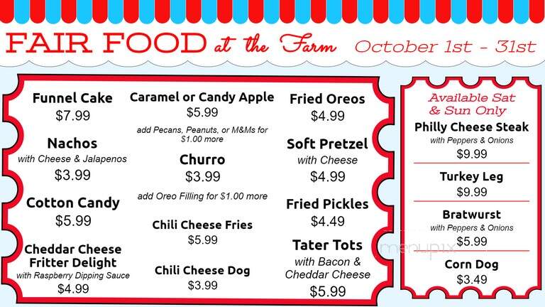 Peachtree Cafe at Lane Southern Orchards - Fort Valley, GA menu_pic