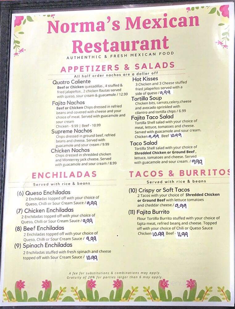 Norma's Mexican Restaurant - Garland, TX