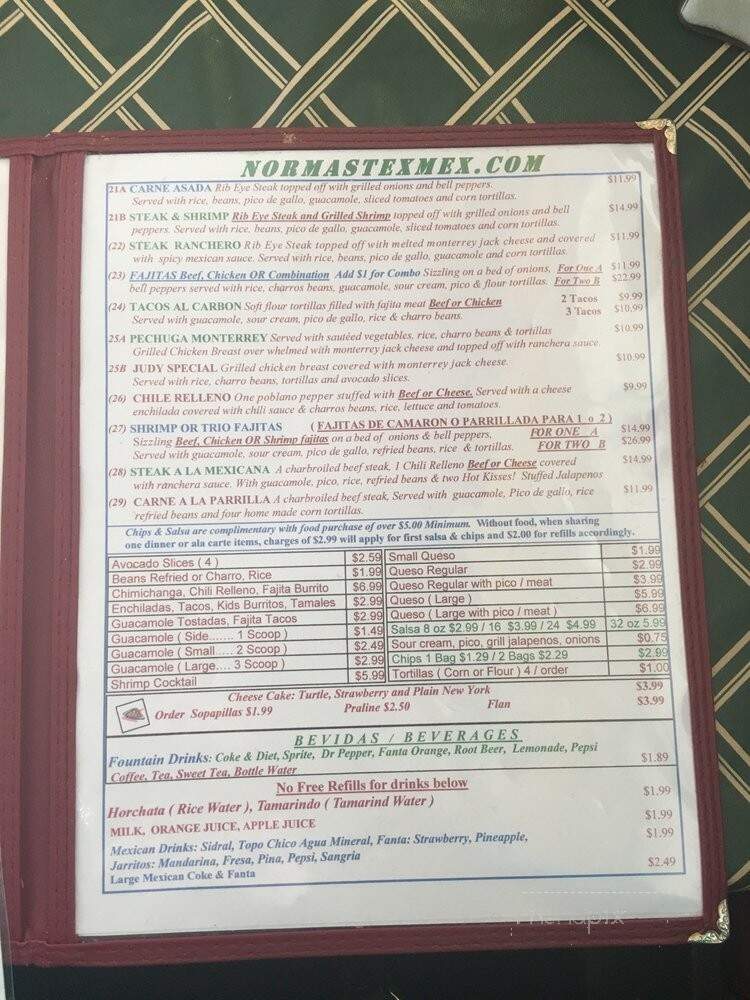 Norma's Mexican Restaurant - Garland, TX