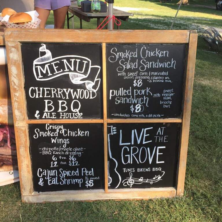 Cherrywood BBQ and Ale House - Kiawah Island, SC menu_pic