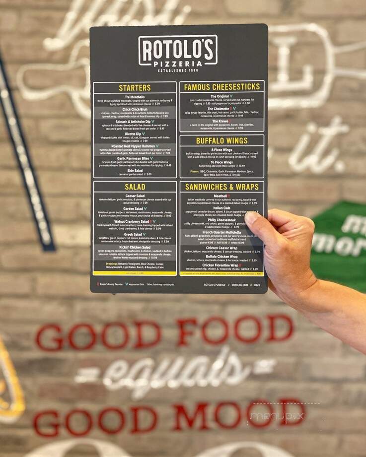 Rotolo's Pizzeria - Orange Beach, AL menu_pic