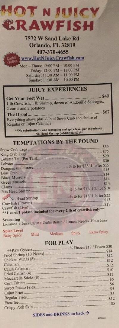 Hot N Juicy Crawfish - Orlando, FL