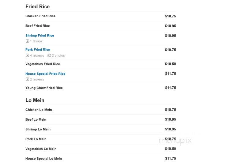 Chopstick - Port St Lucie, FL menu_pic