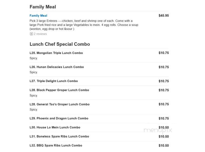 Chopstick - Port St Lucie, FL menu_pic