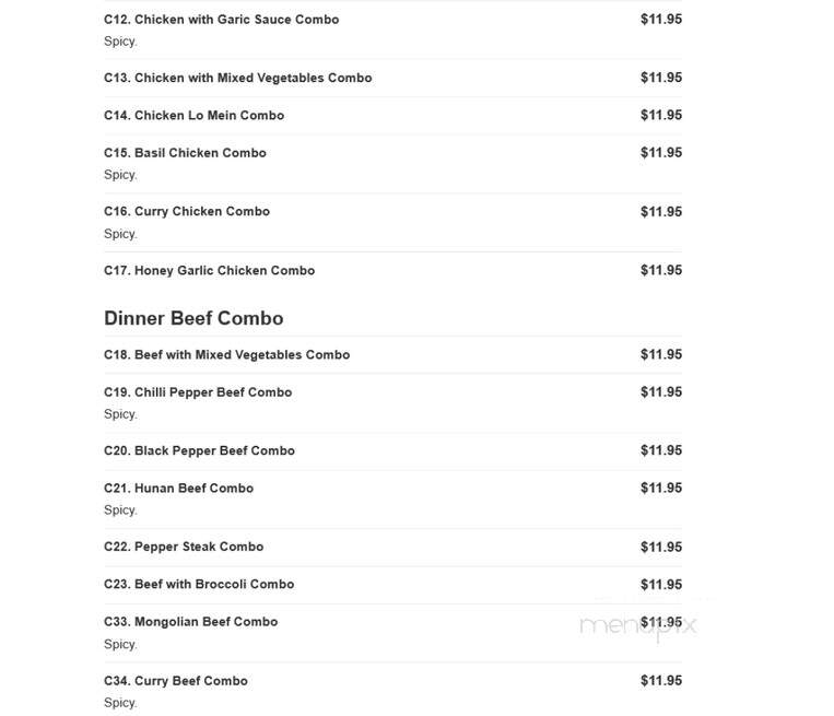 Chopstick - Port St Lucie, FL menu_pic